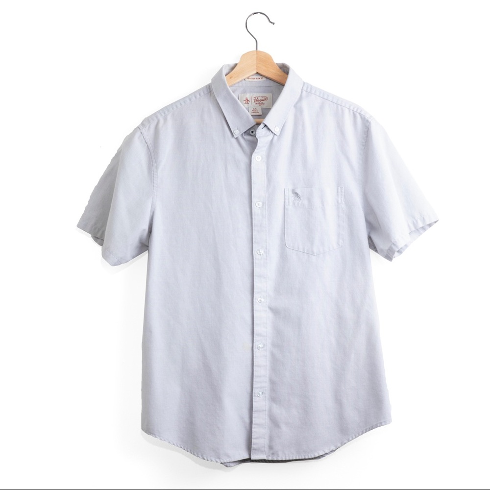 Penguin shirt sleeve button down